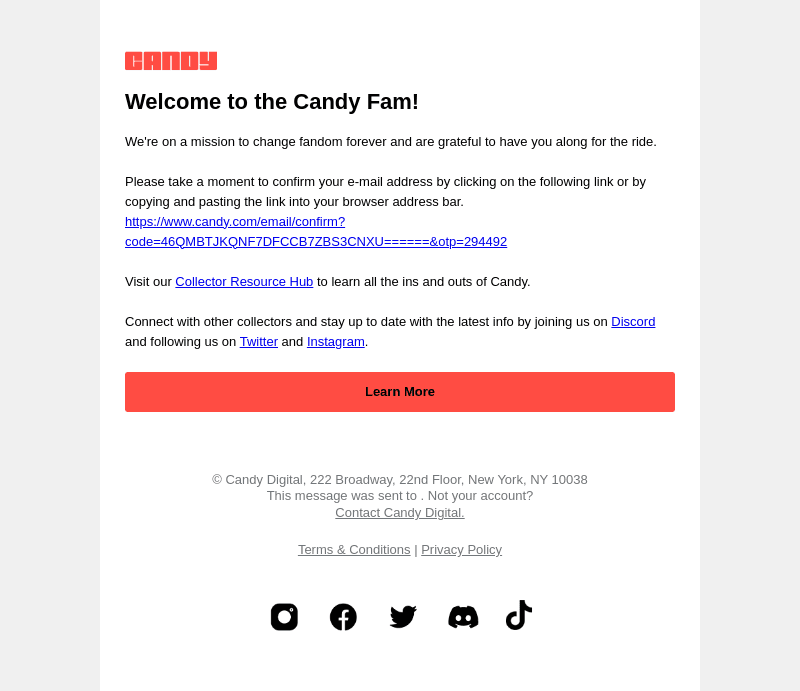 Candy Visual email from Wed, Aug 14, 2024