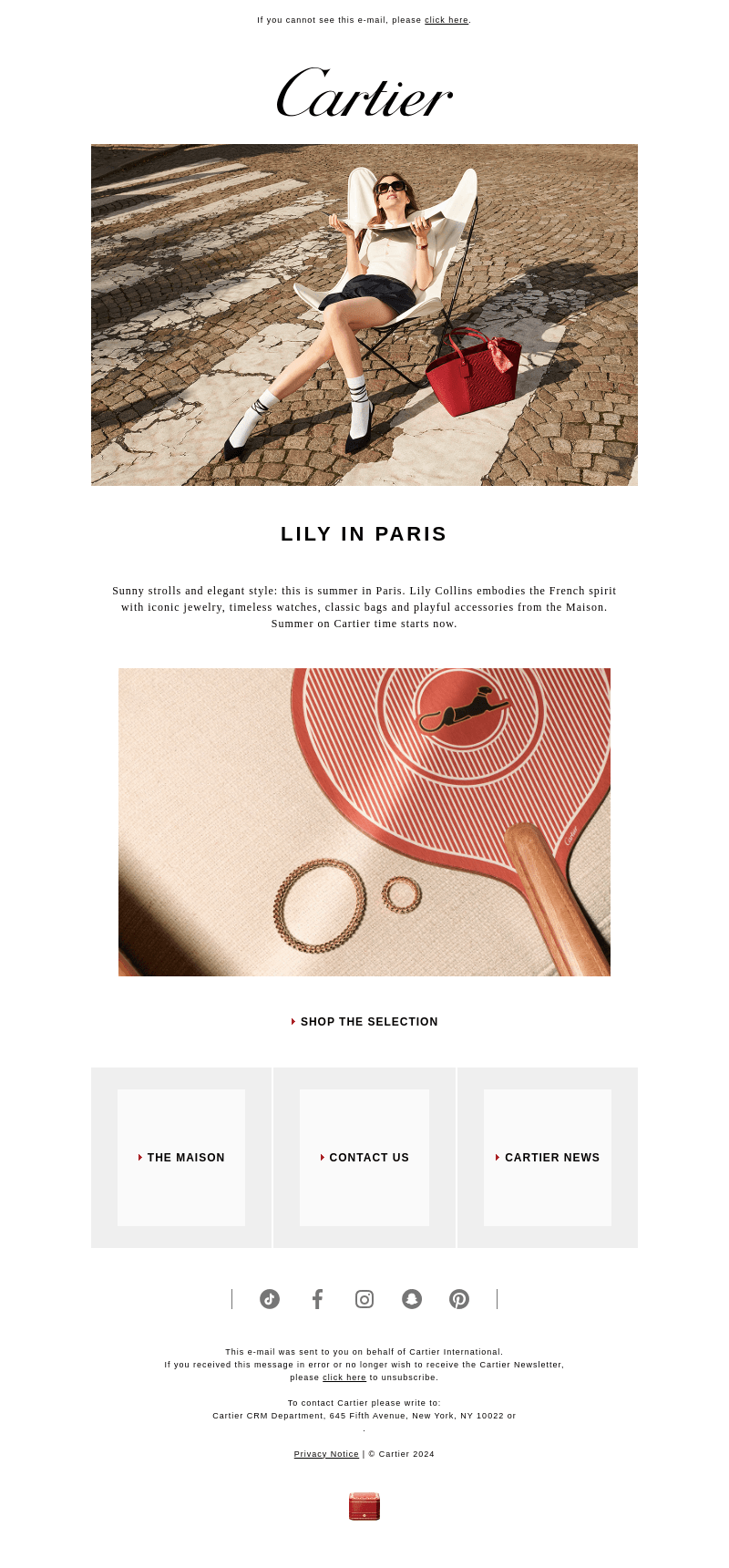 Paris with Lily Collins