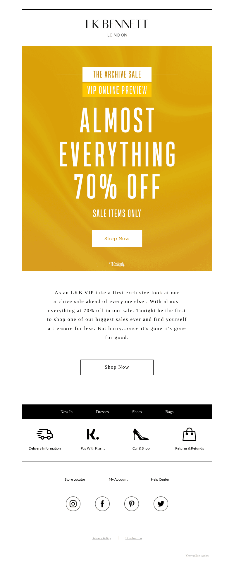 Archive Sale VIP Early Access