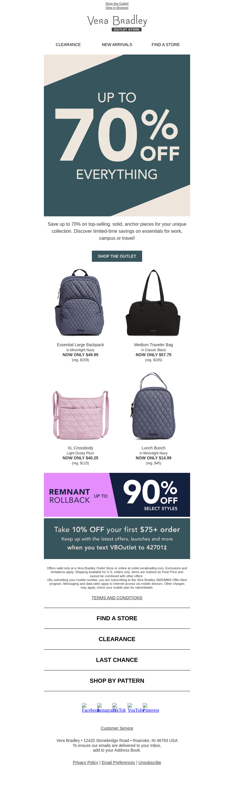 Save up to 70% on solid color styles.