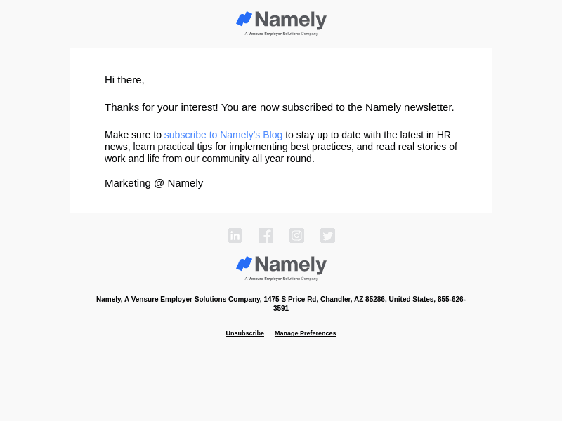 Namely email from Sun, Aug 18, 2024