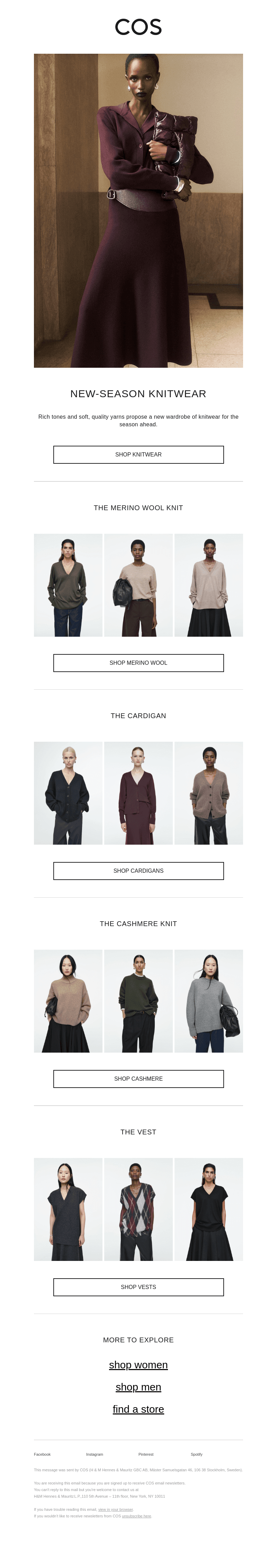 Knitwear for now & later