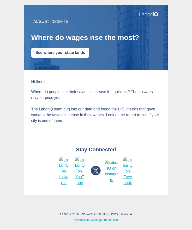 LaborIQ (ThinkWhy LLC) email from Tue, Aug 20, 2024