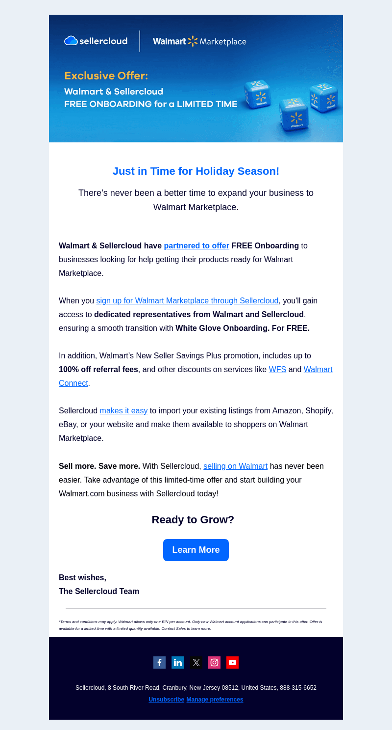 Exclusive Limited Time Offer: Sellercloud + Walmart