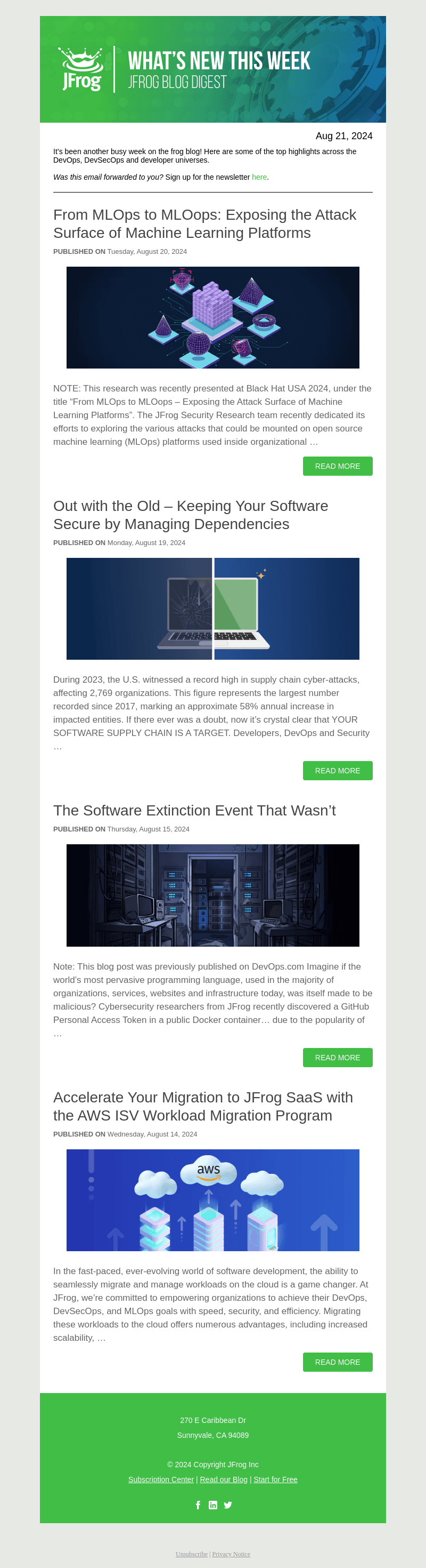 JFrog Blog: Your weekly digest