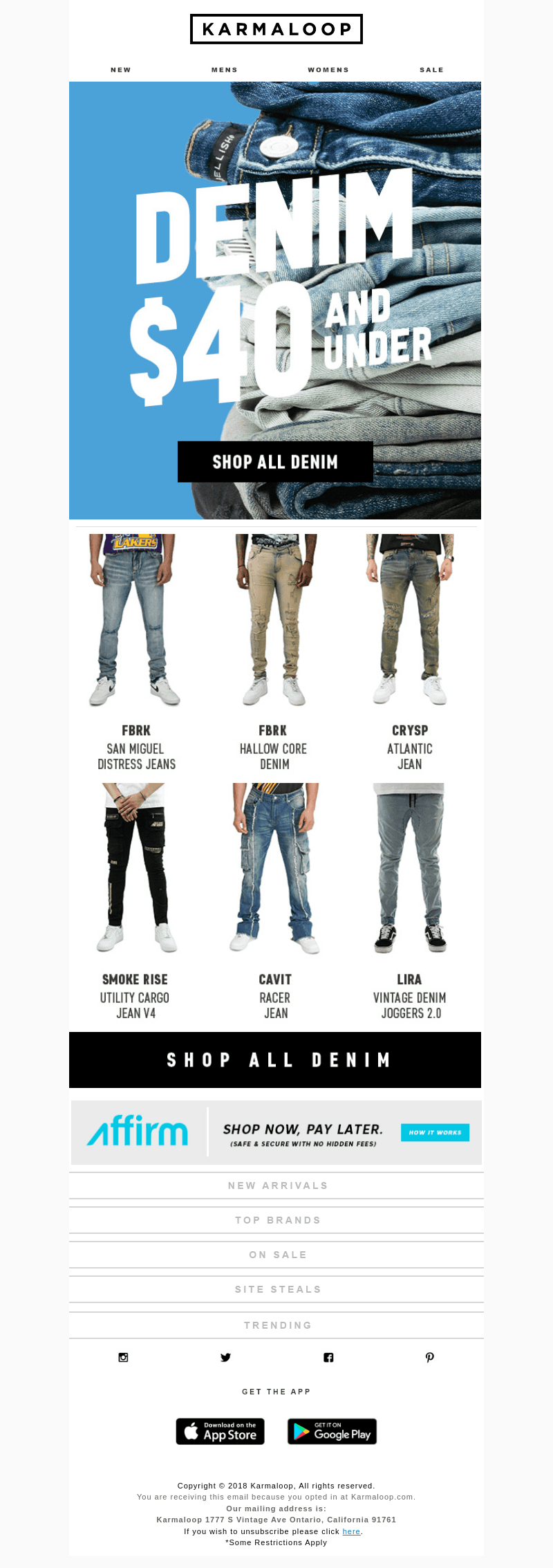Denim For The Low! 👖