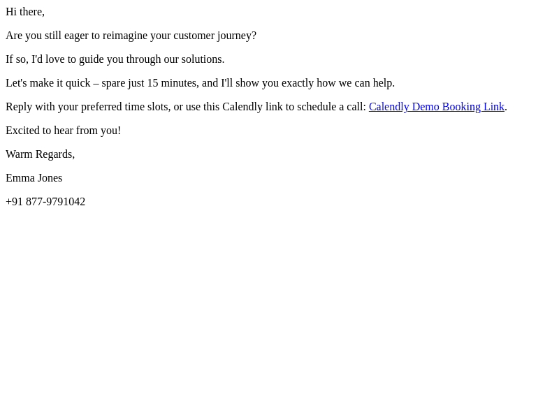 Engati: Schedule a call?