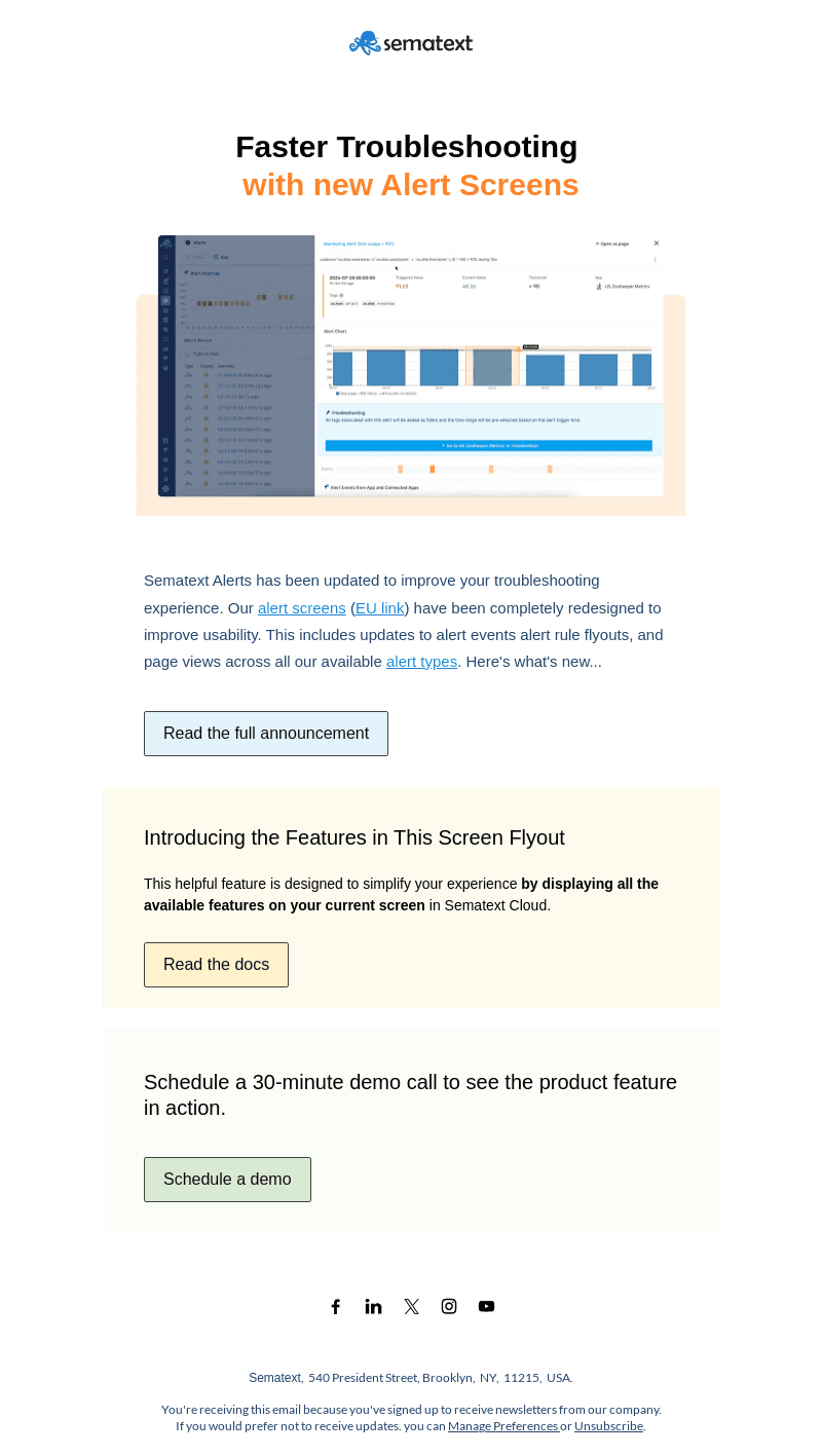 Sematext email from Thu, Aug 22, 2024