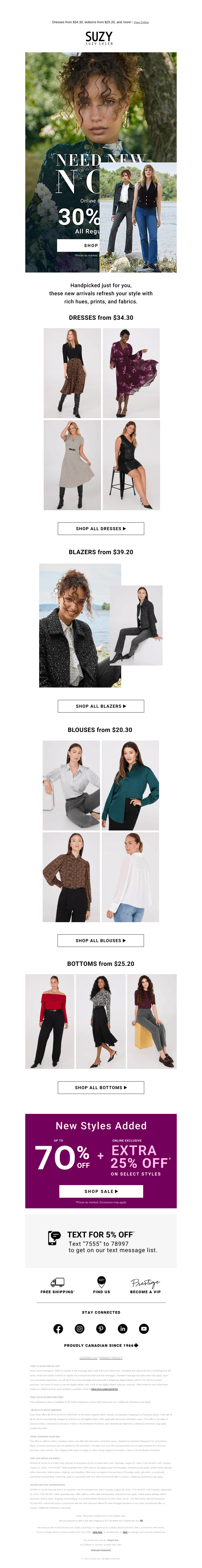 Starting now: 30% off items you need 🤩