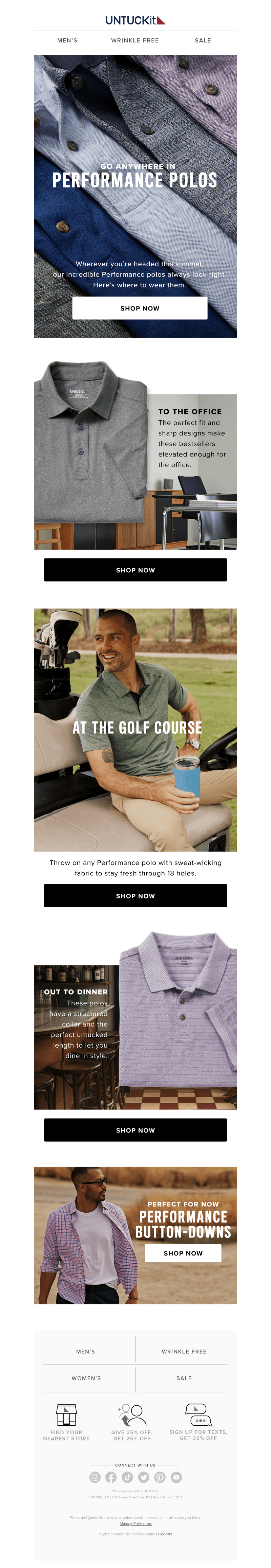 Performance Polos From The Office to Dinner