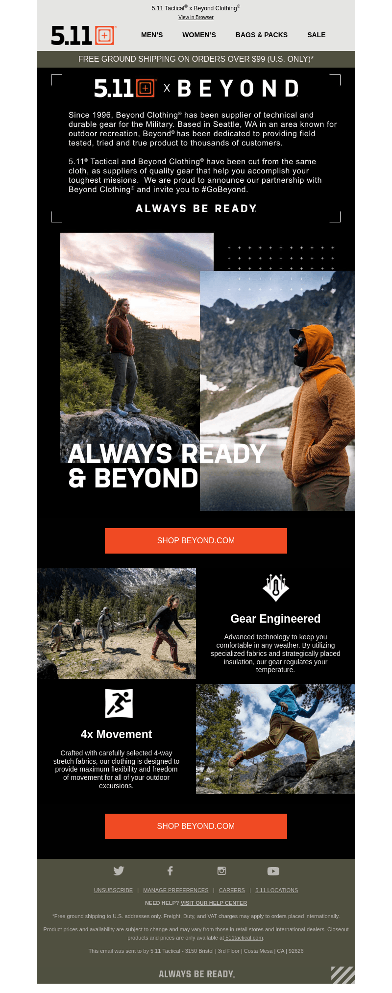 Field Tested Brand: Beyond Clothing®