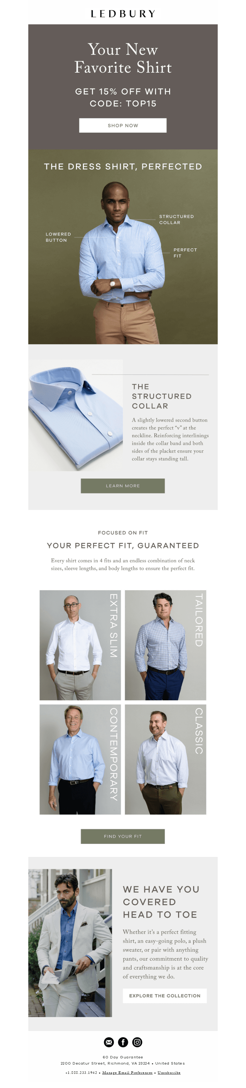 Welcome! Here's your 15% off code