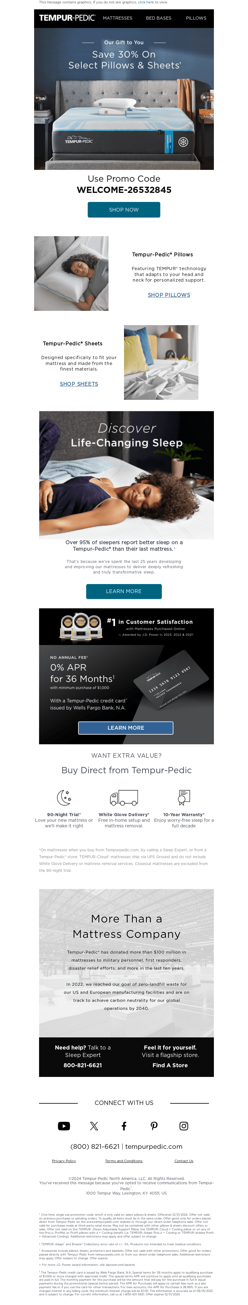 Welcome to Tempur-Pedic®