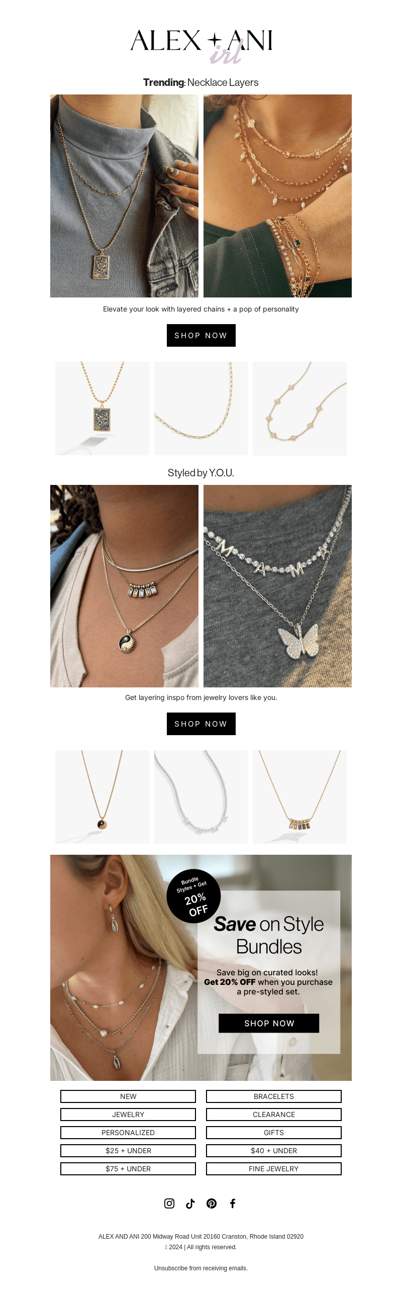 A+A IRL: Layered Necklace Edit ✨