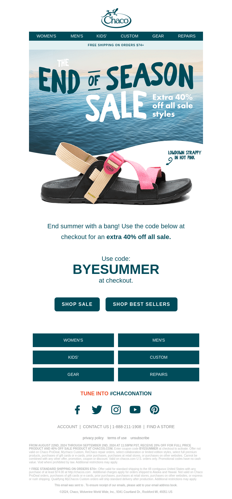 EXTRA 40% OFF SALE
