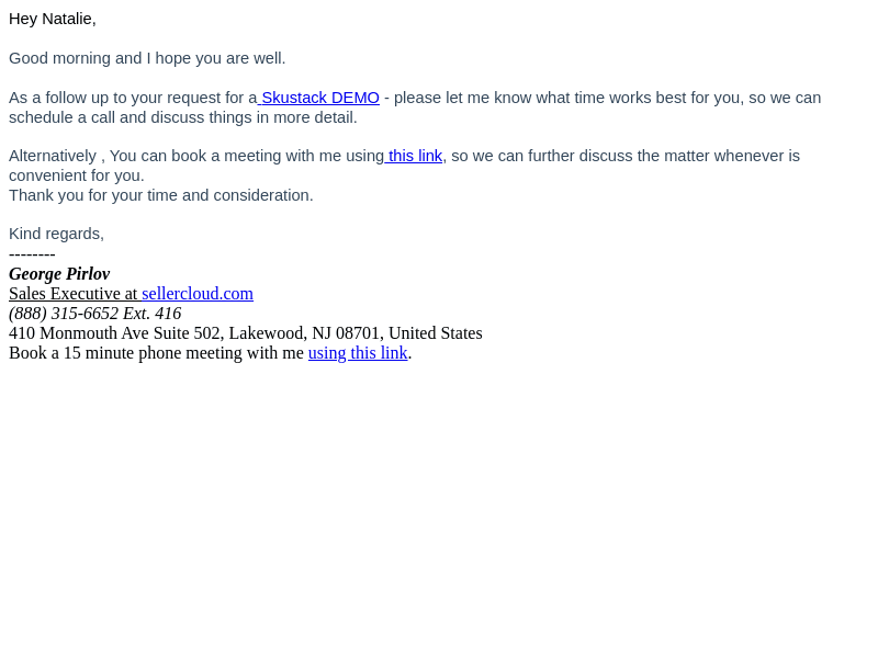 SellerCloud email from Fri, Aug 23, 2024