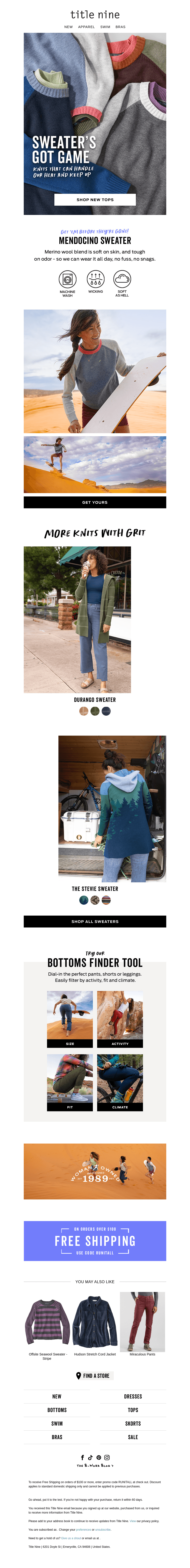 This year-round sweater is going fast