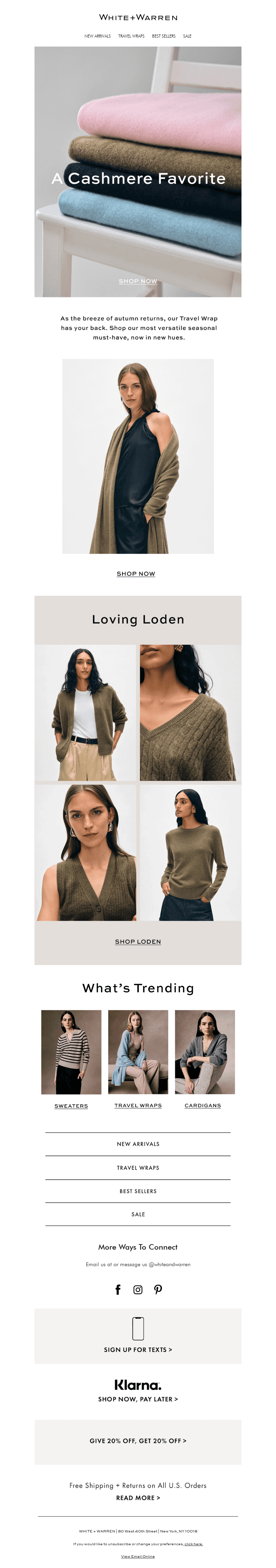 Get Fall-Ready With New Travel Wraps