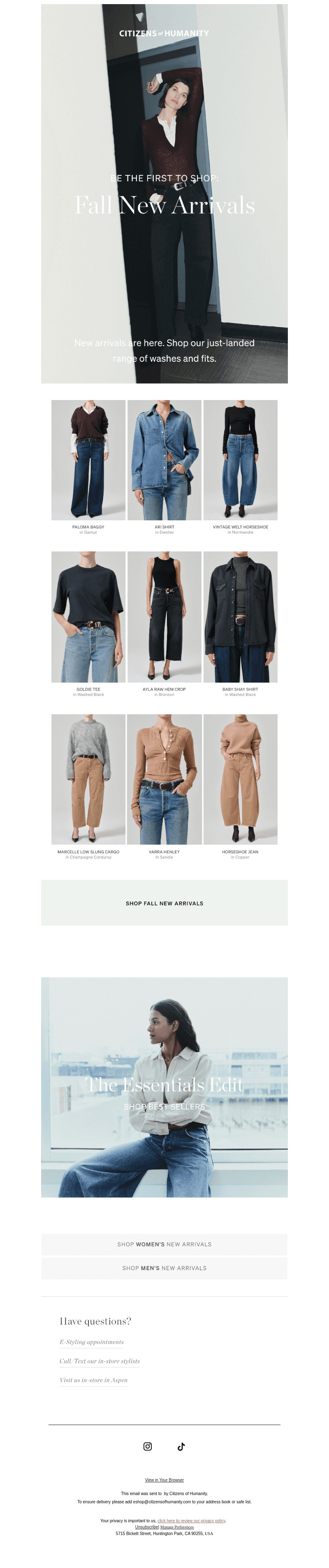 Be The First to Shop: Fall New Arrivals