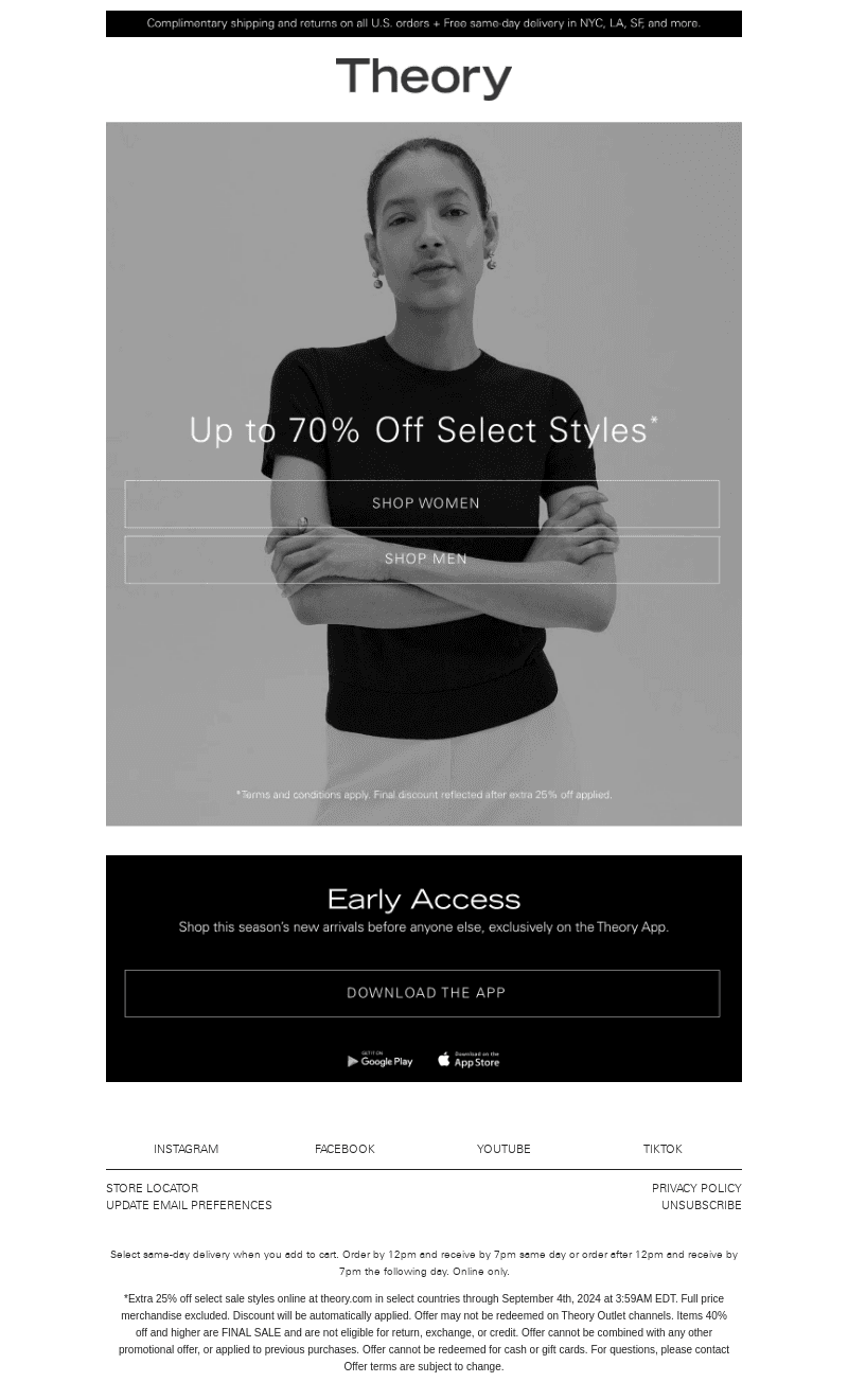 Up to 70% Off Starts Now