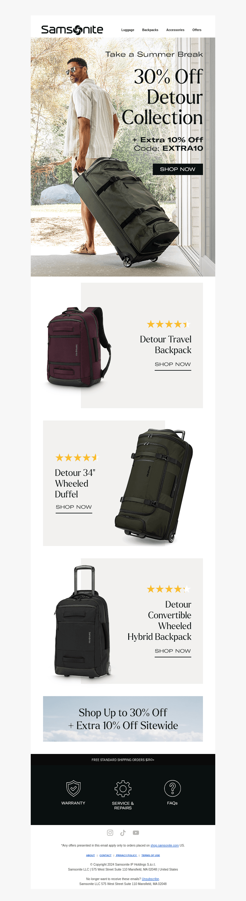 Detour Collection Now 30% Off + Extra 10% Off