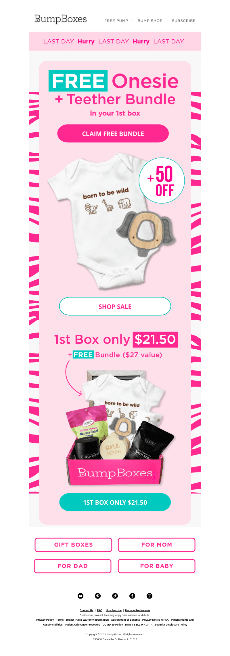 Want 2 FREE Gifts + 50% Off?