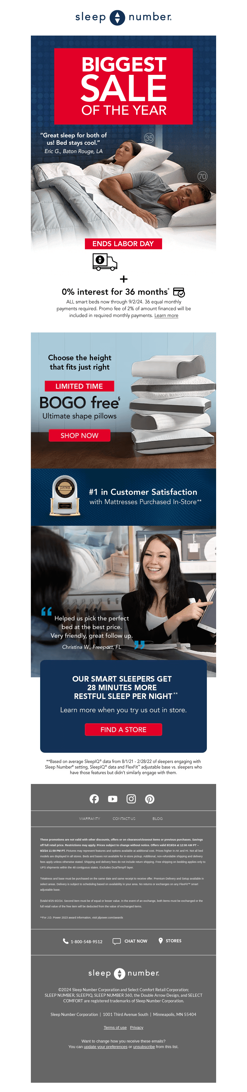 BOGO Free Pillows For Every Sleeper