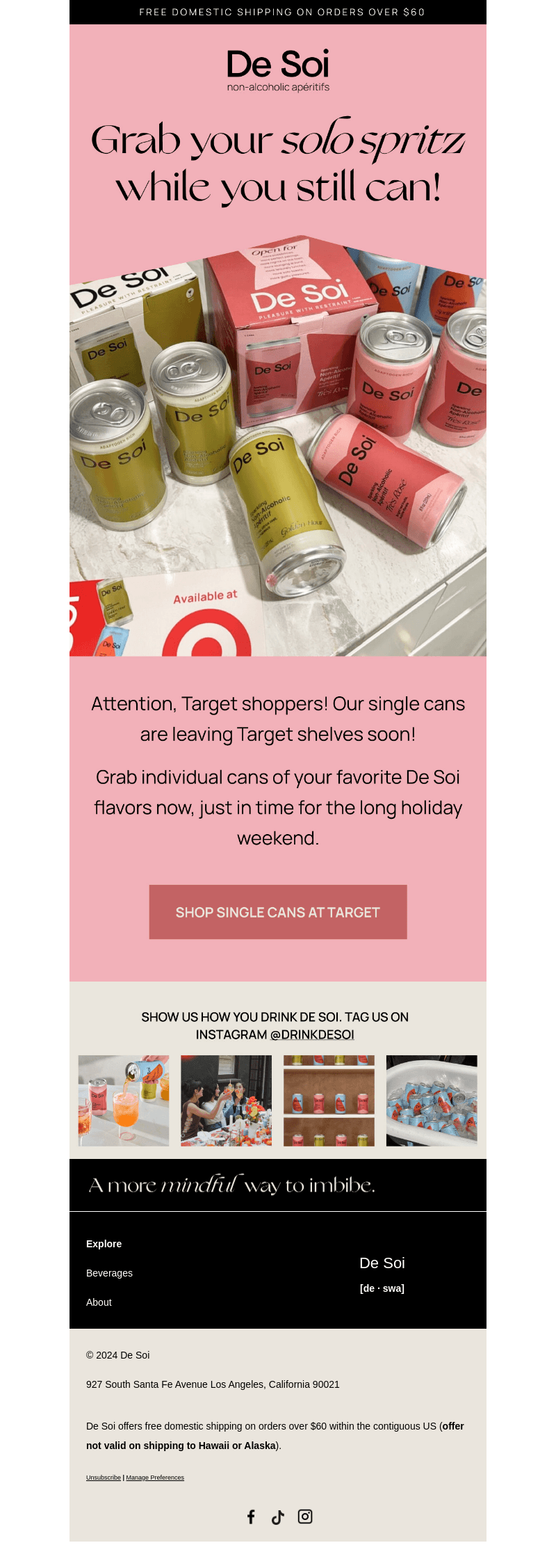 Last call for single cans at Target 🎯