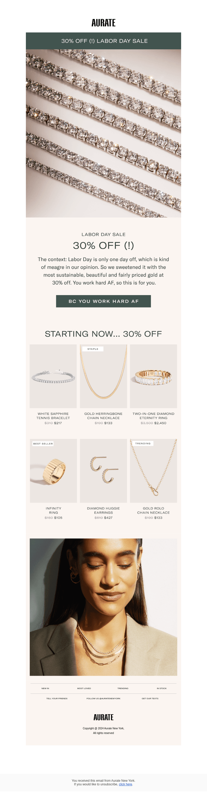 30% OFF (!) FOR LABOR DAY