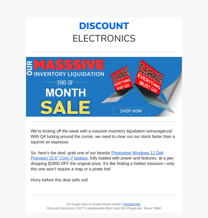 Massive Inventory Meltdown: Deals So Hot, They’re Practically on Fire!