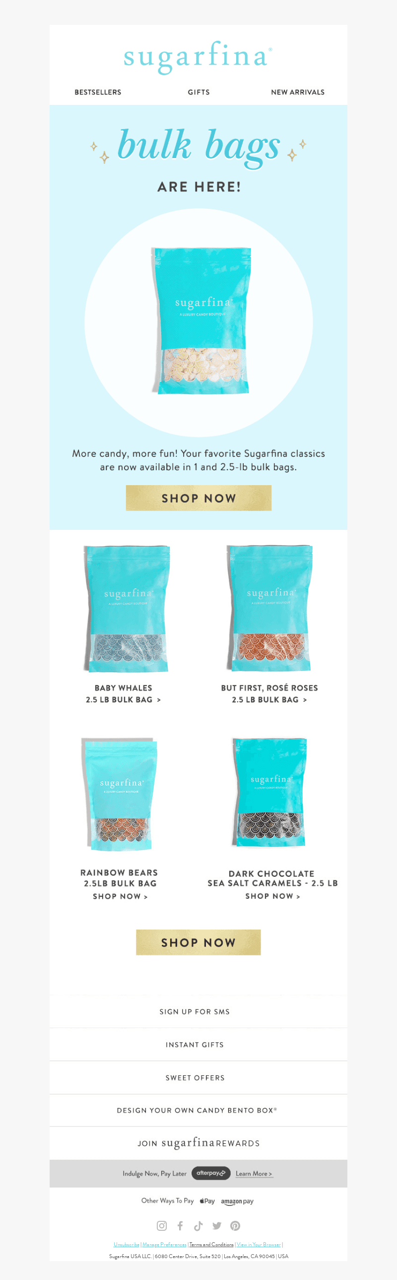 BULK BAGS ARE BACK!