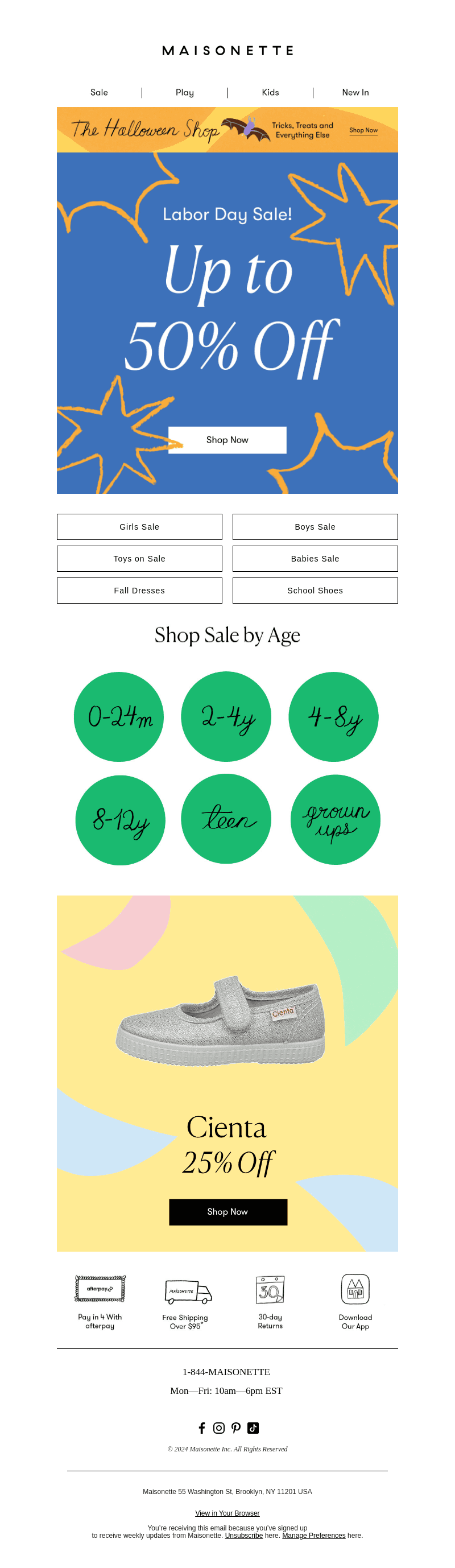 Labor Day Sale = Closet Refresh