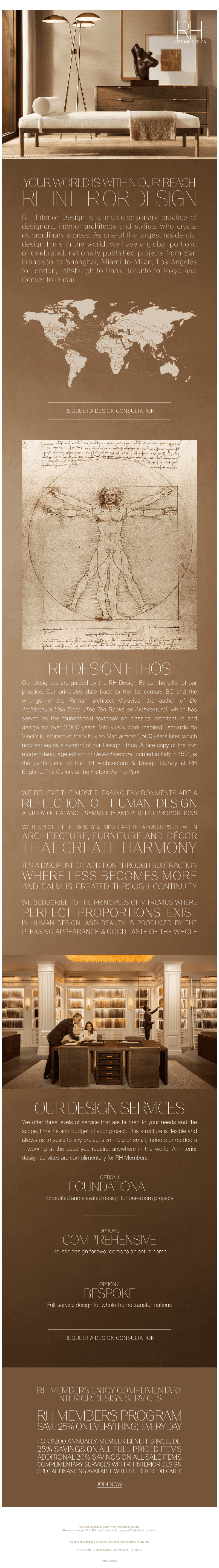 Imagine the Possibilities. RH Interior Design.