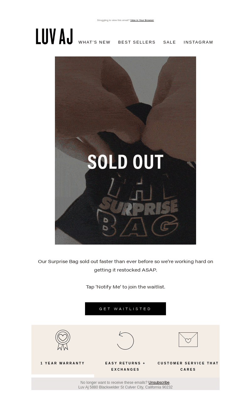 SOLD OUT💥 The Surprise Bag