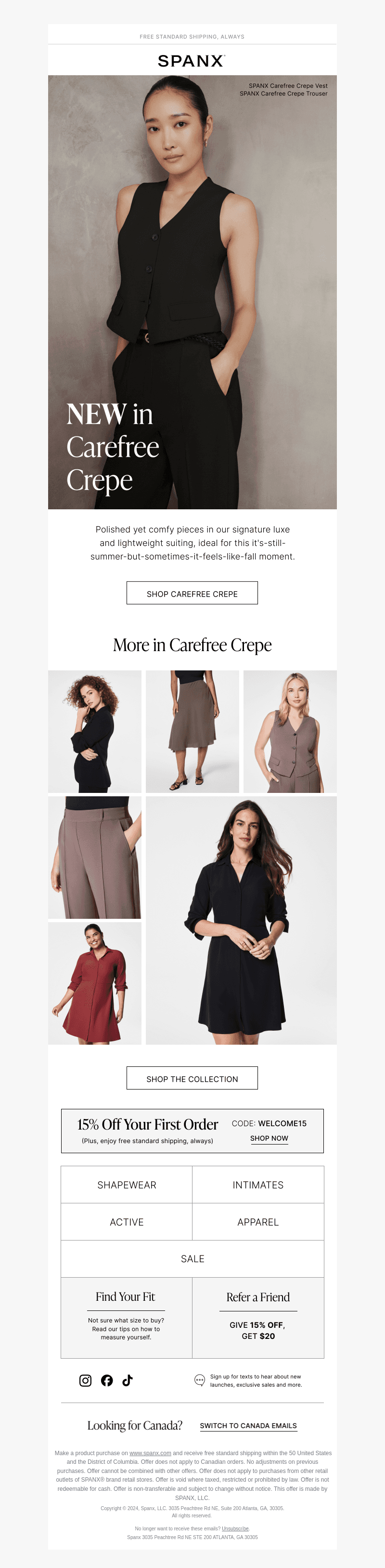New Today in Carefree Crepe