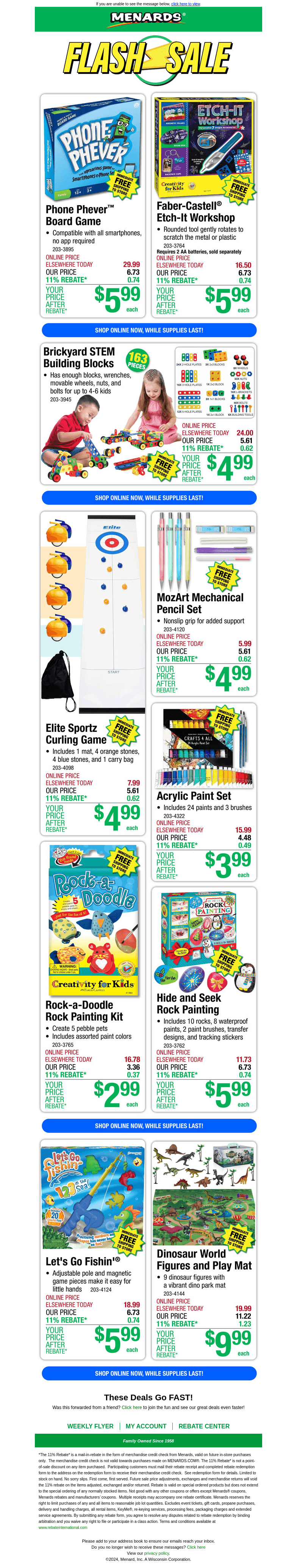 Let's Go Fishin'® ONLY $5.99 After Rebate*!