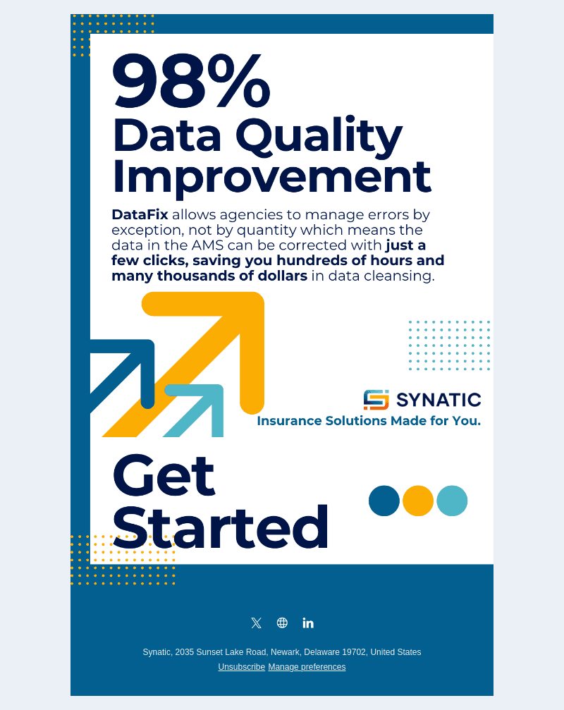 You Aren't Dreaming, You CAN Improve Data Quality by 98%