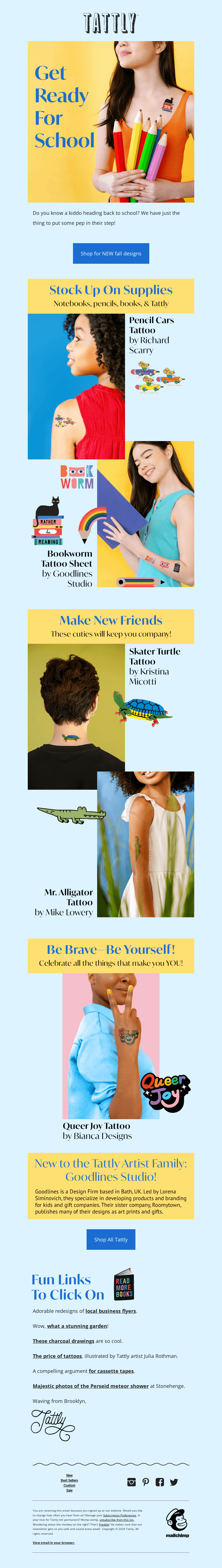 Tattly email from Wed, Aug 28, 2024