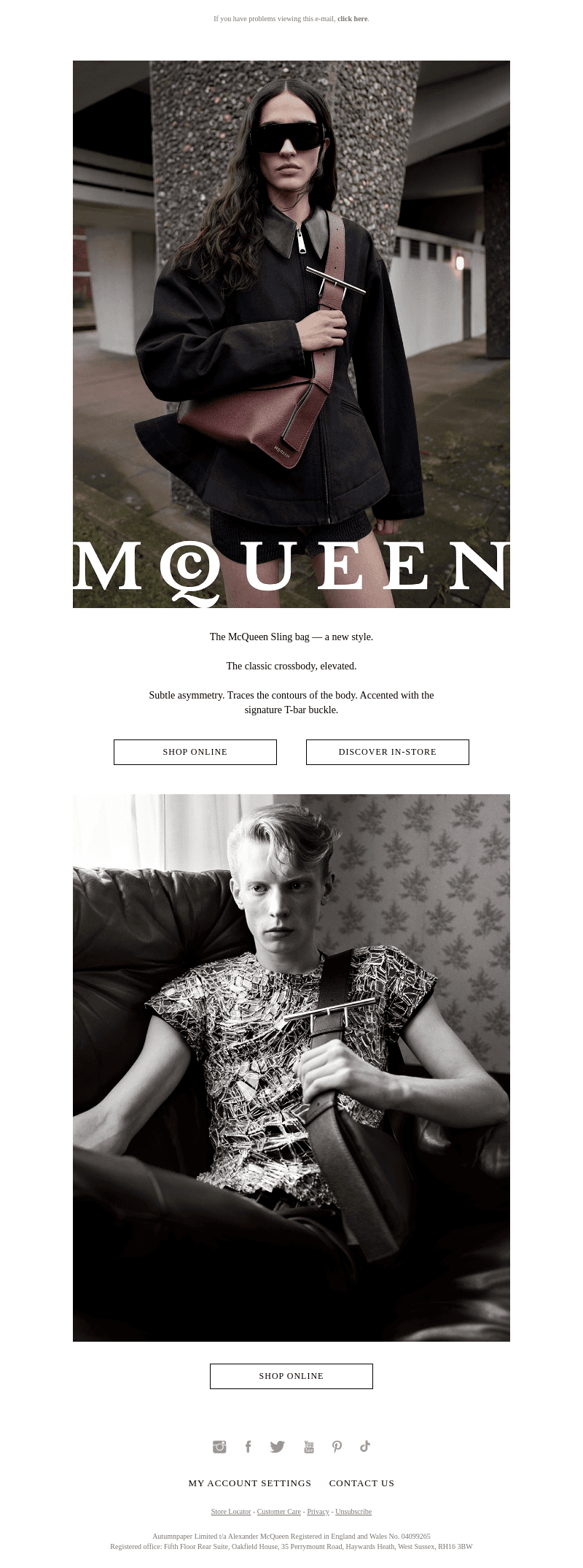 The McQueen Sling bag