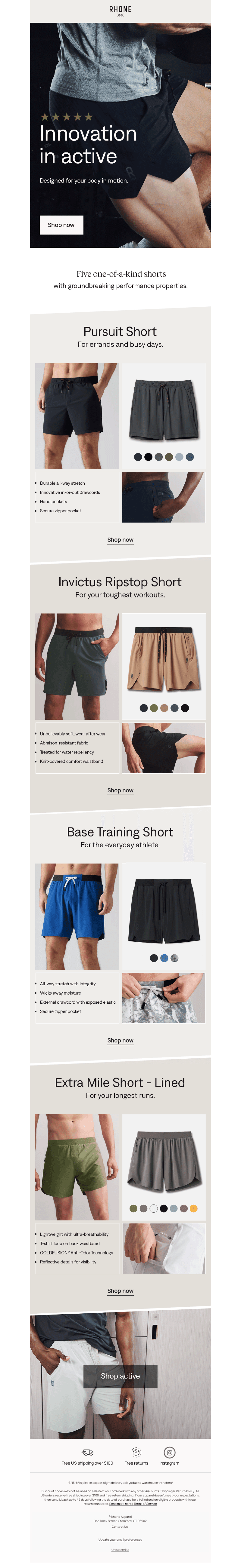 Restocked active shorts you’ll live in
