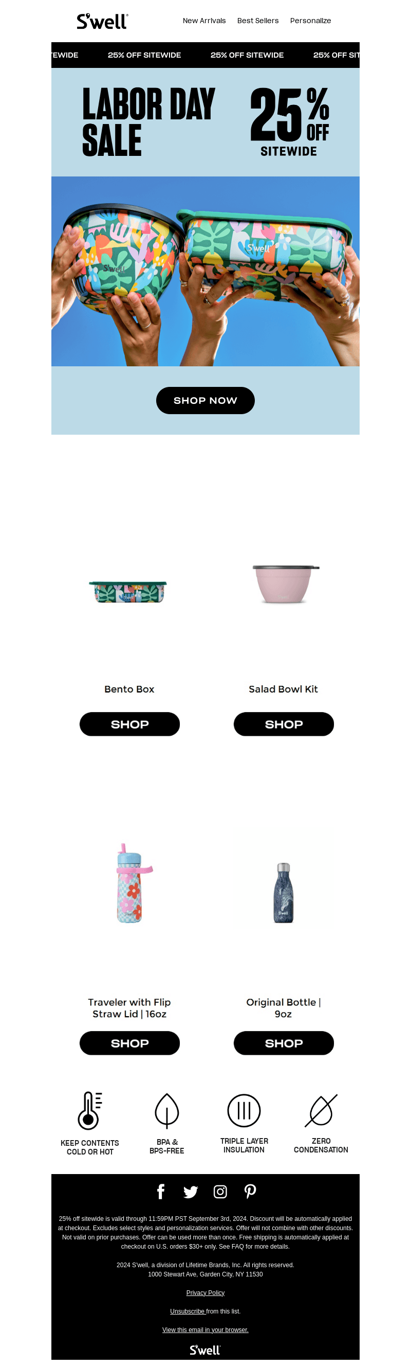 25% Off Sitewide Happening NOW