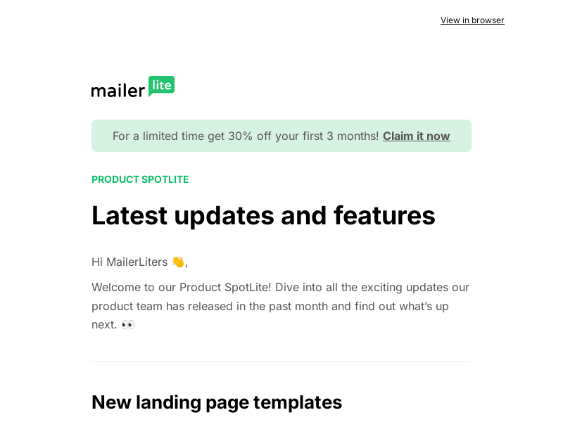 Product SpotLite: Latest features and updates!👉