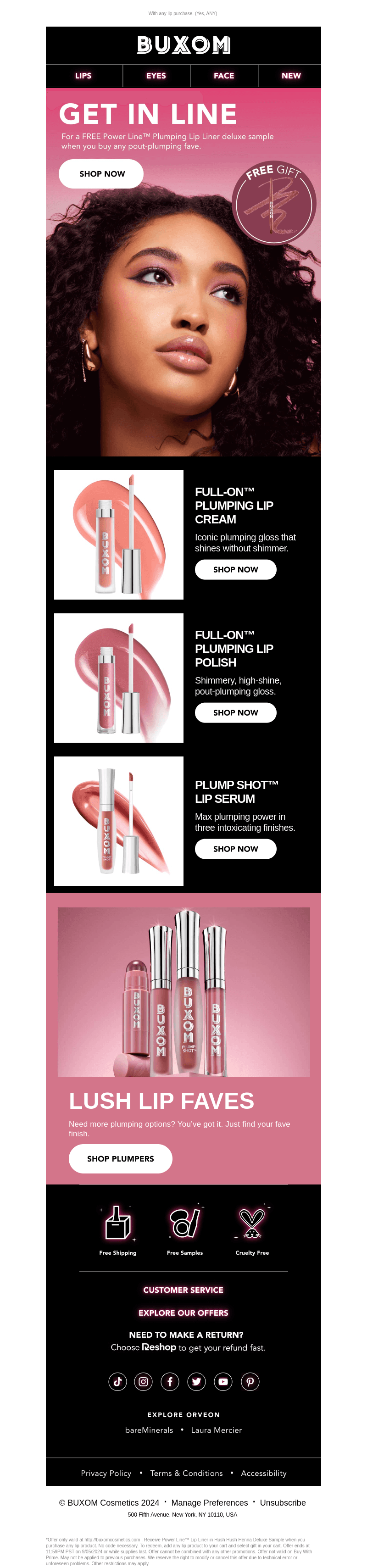 Get your FREE plumping lip liner 👄✏️