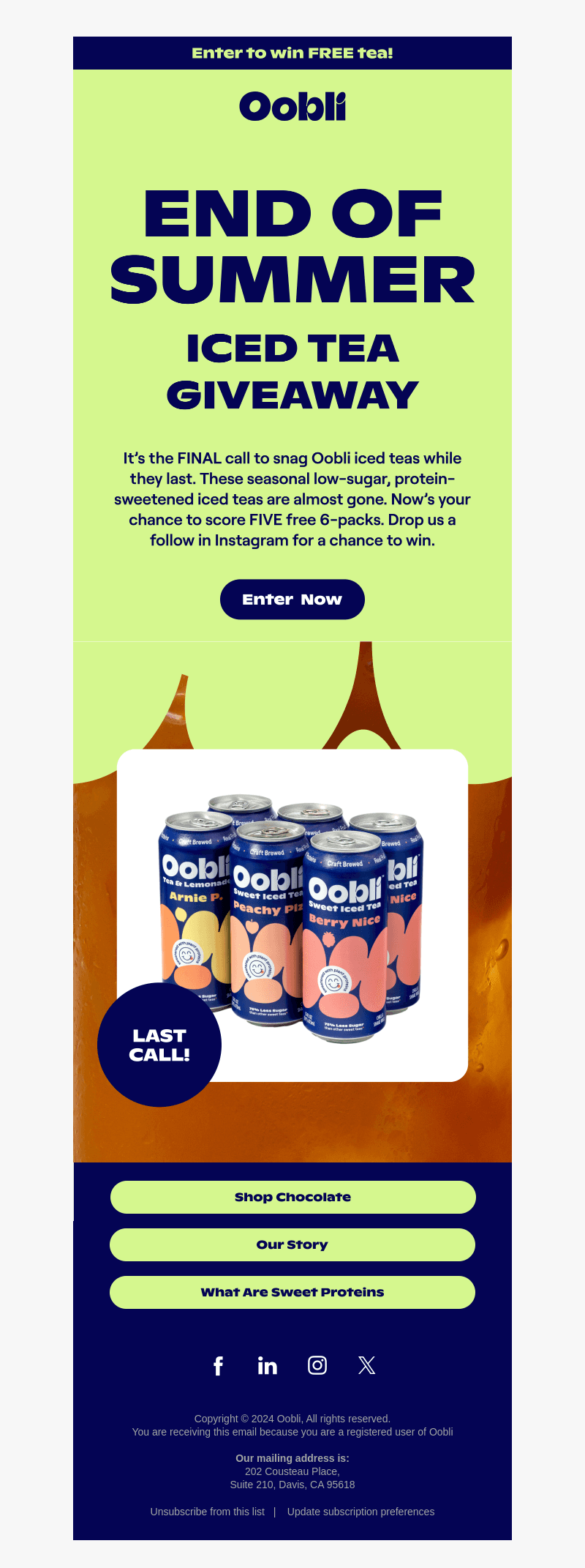 Oobli email from Thu, Aug 29, 2024