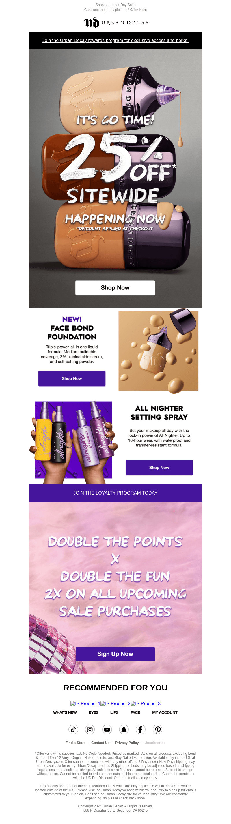 IT'S HERE! 25% OFF SITEWIDE