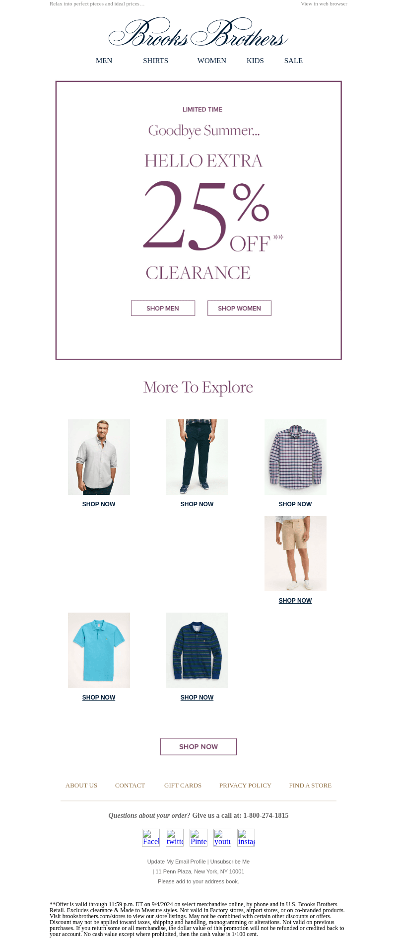 A better long weekend: EXTRA 25% off!
