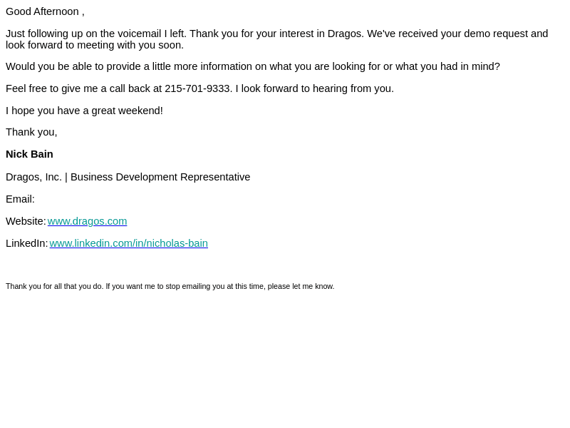 Dragos <> Demo Request