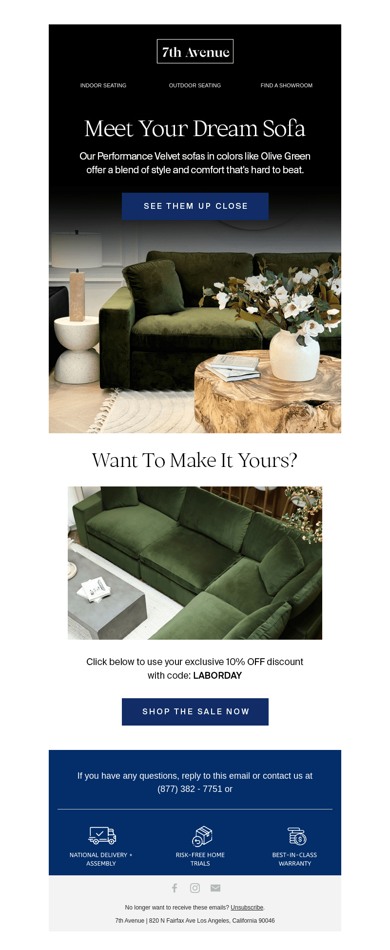 Meet your dream sofa