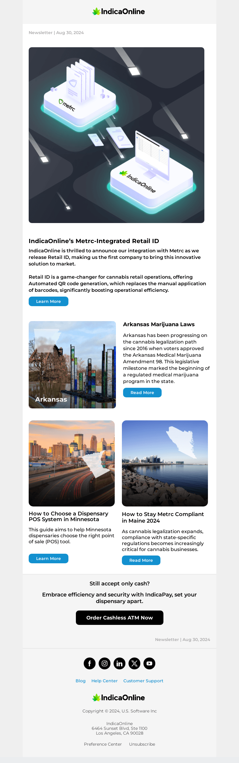 IndicaOnline email from Fri, Aug 30, 2024