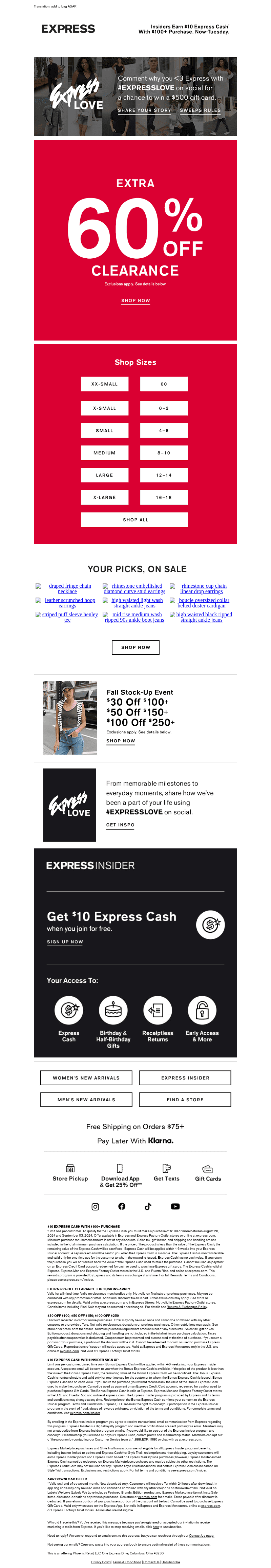 Extra 60% off won’t last much longer